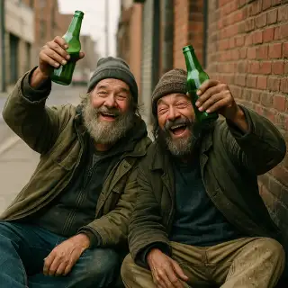 Video pozdrav od bezdomovců