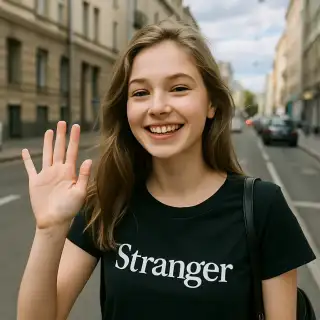 Greeting from Stranger Girl